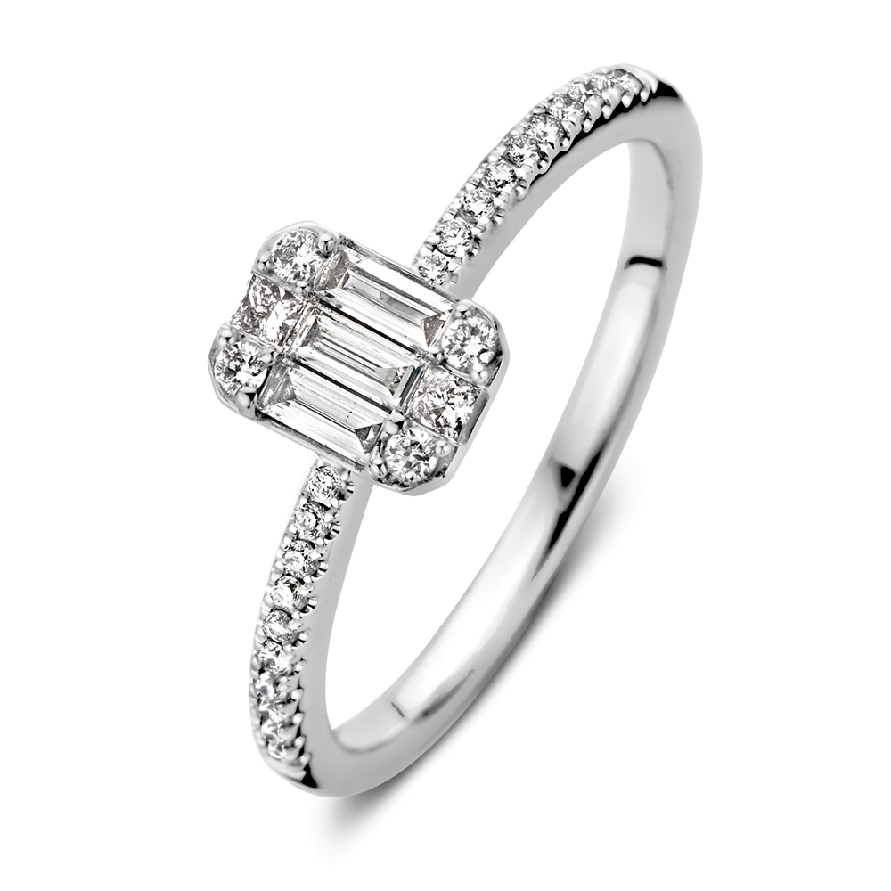 Sportman Jet Onderhandelen Wolters juweliers | Excellent Jewellery Ring witgoud diamant 0.38 crt.