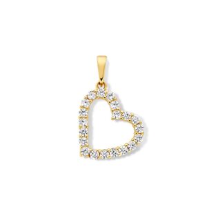 Hanger geelgoud zirkonia