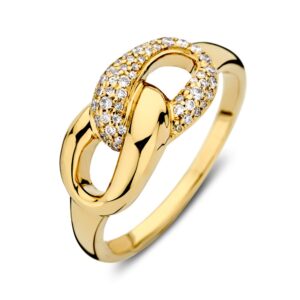 Ring geelgoud briljant 0.23 crt.