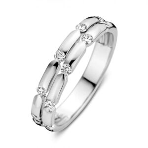 Ring witgoud briljant 0.29 crt.