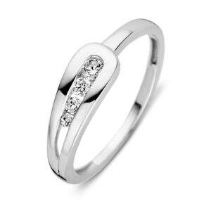 Ring witgoud zirkonia